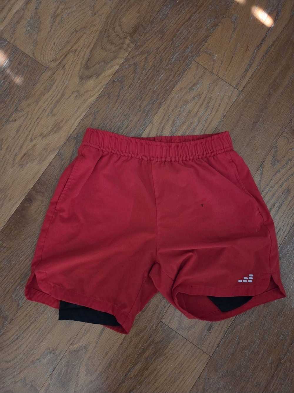 Bcg Red Kids Athletic Shorts L 14/16. Fits Like Regular Large